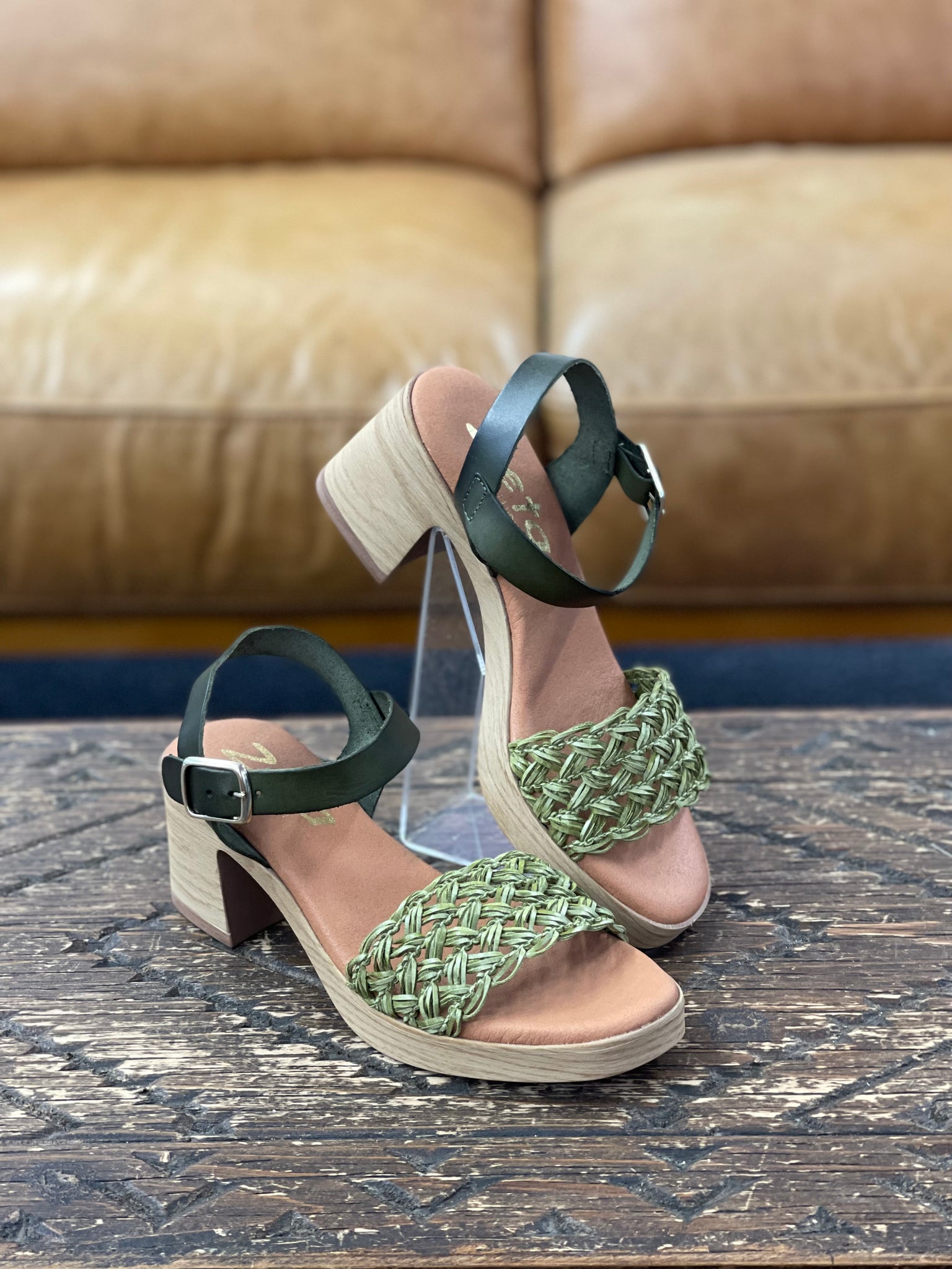 Zeta Brenda Militar Rafia Heel