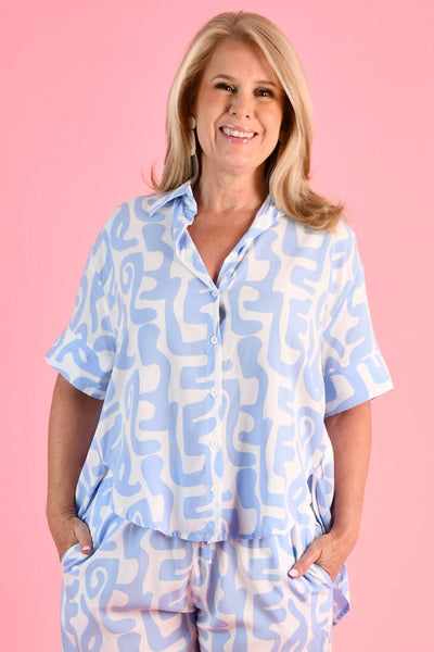 Bodacious Sailing Shirt Modern Muse Sea VBLT201