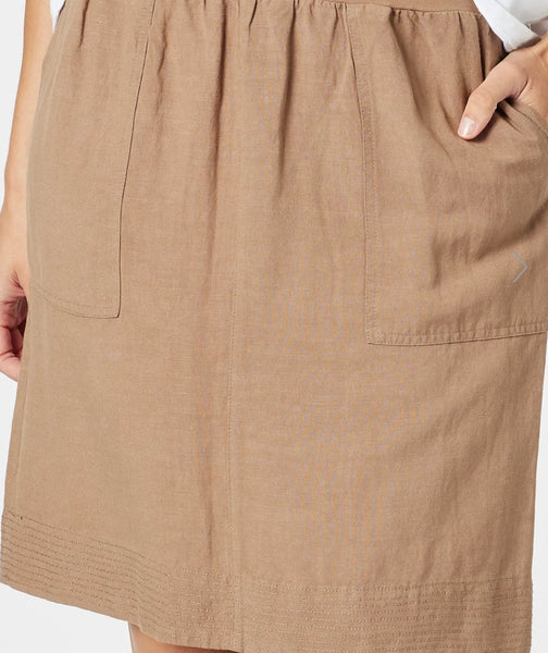Gordon Smith Stitch Hem Nutmeg Skirt 48105