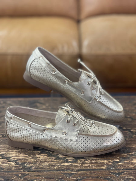 Hinako Alba Gold Loafer