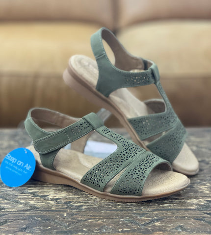 Step On Air Prism Olive Sandal