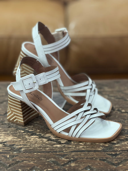 Brazilio White Strappy Heel 6600853