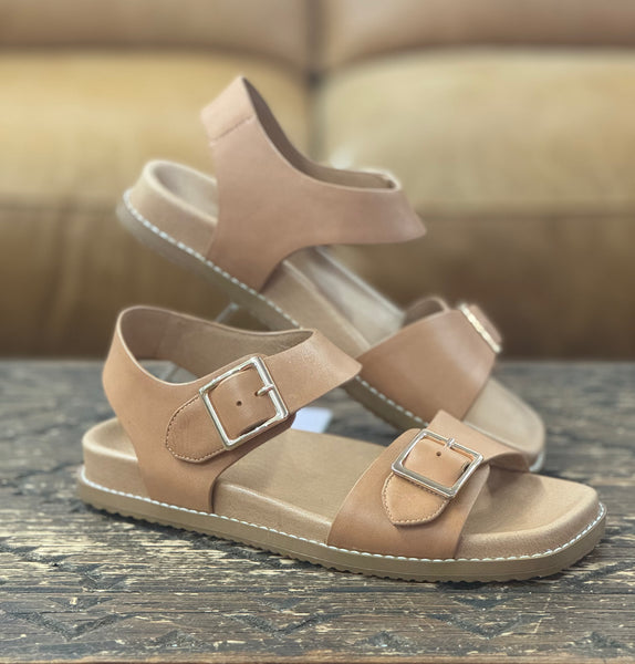 Django & Juliette Raven Latte Sandal