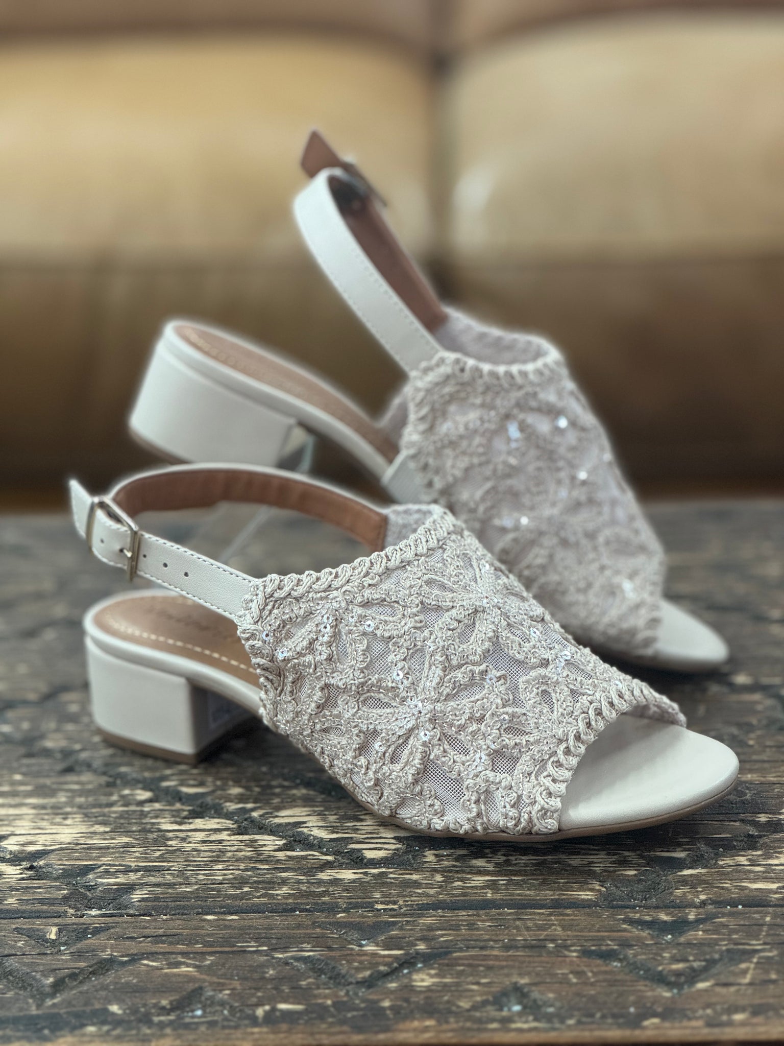 Valerio Conte Cream Heel