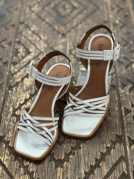 Brazilio White Strappy Heel 6600853