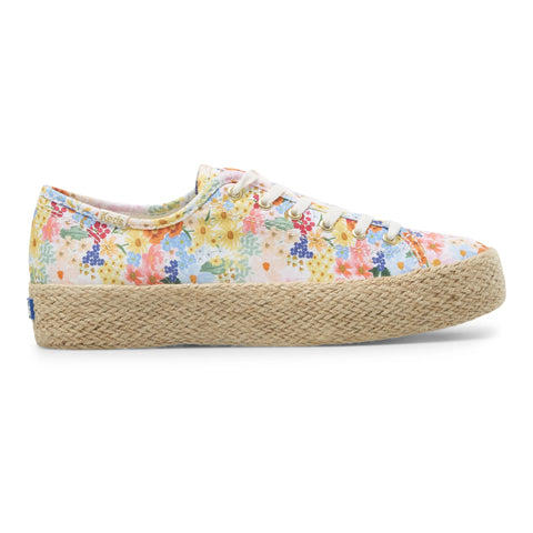 Keds X Rifle Paper Co White/Multi Sneaker small floral