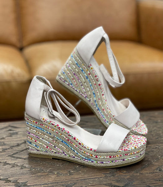 Top End Aileas-To Dusty Pink Multi Wedge