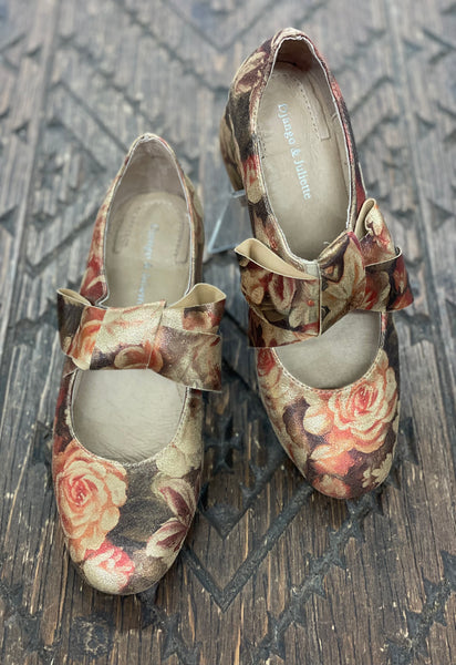 Django & Juliette Chiara Vintage Floral Heel