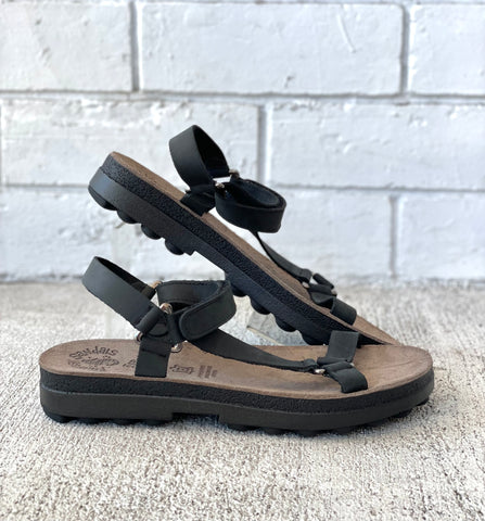 Fantasy Sandals Xanthia Black Brush