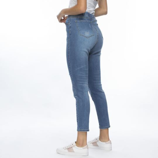 Threadz Pull On Ripped Jeans 35371
